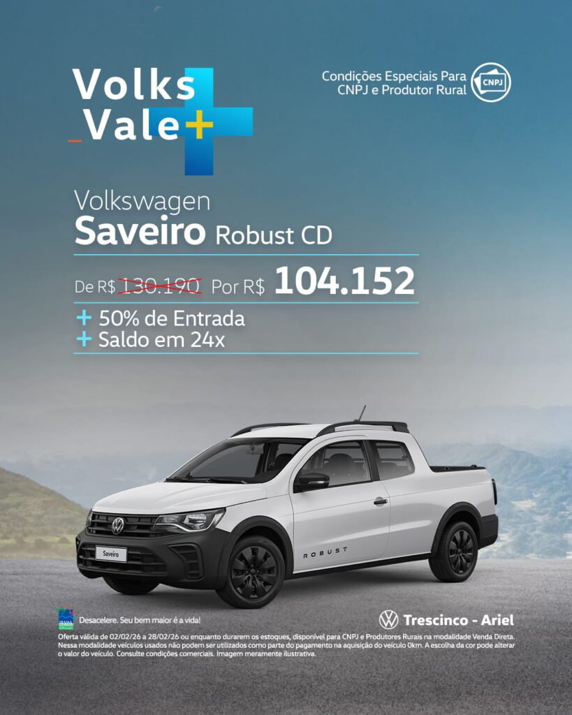 Saveiro Robust Cabine Dupla