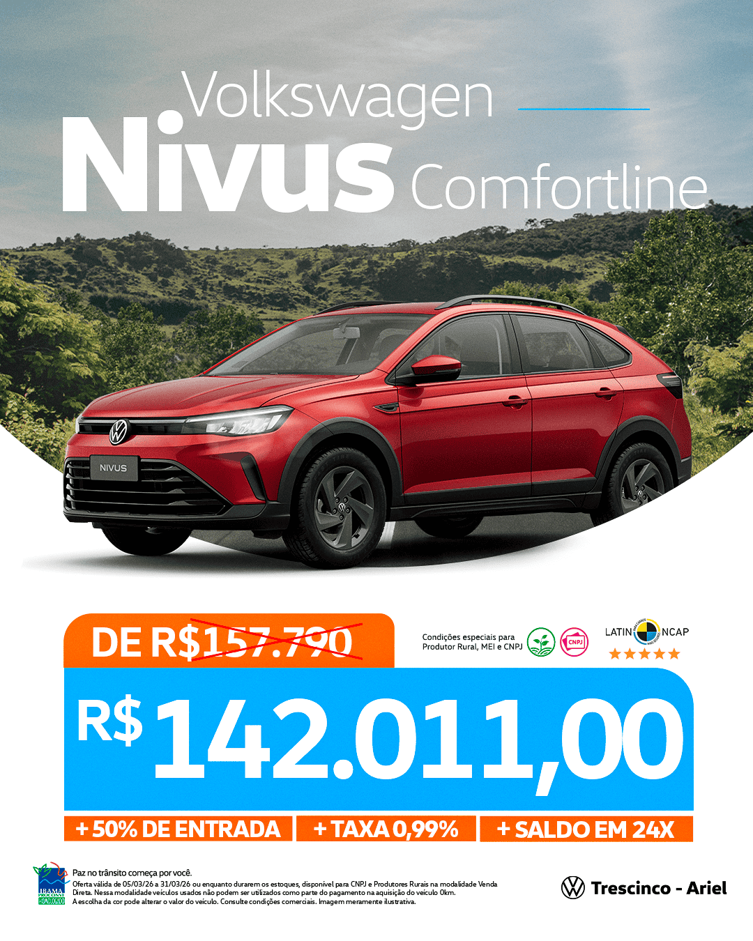 Oferta Exclusiva Para MEI, CNPJ e Produtor Rural.