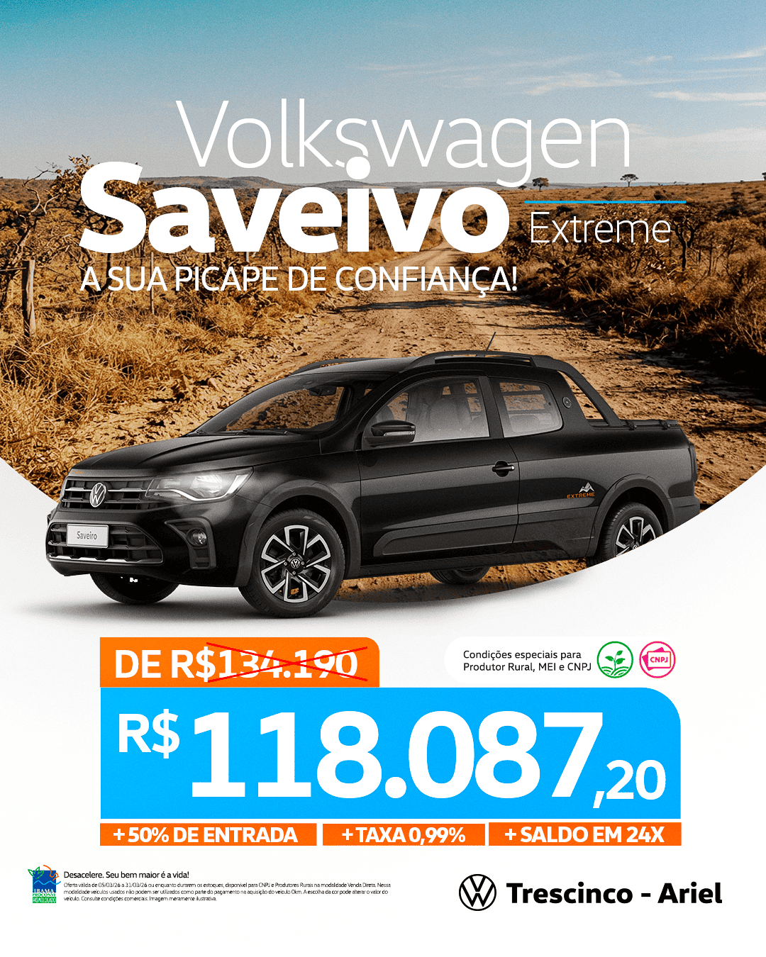 Oferta Exclusiva Para MEI, CNPJ e Produtor Rural.