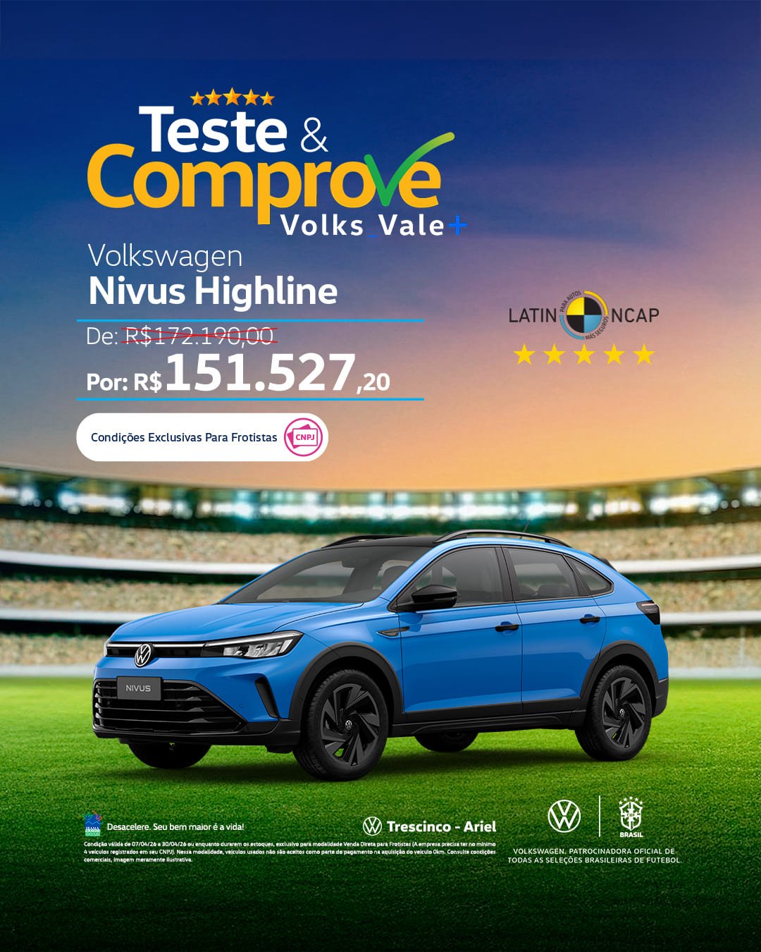 Desconto Exclusivo Para Frotistas.