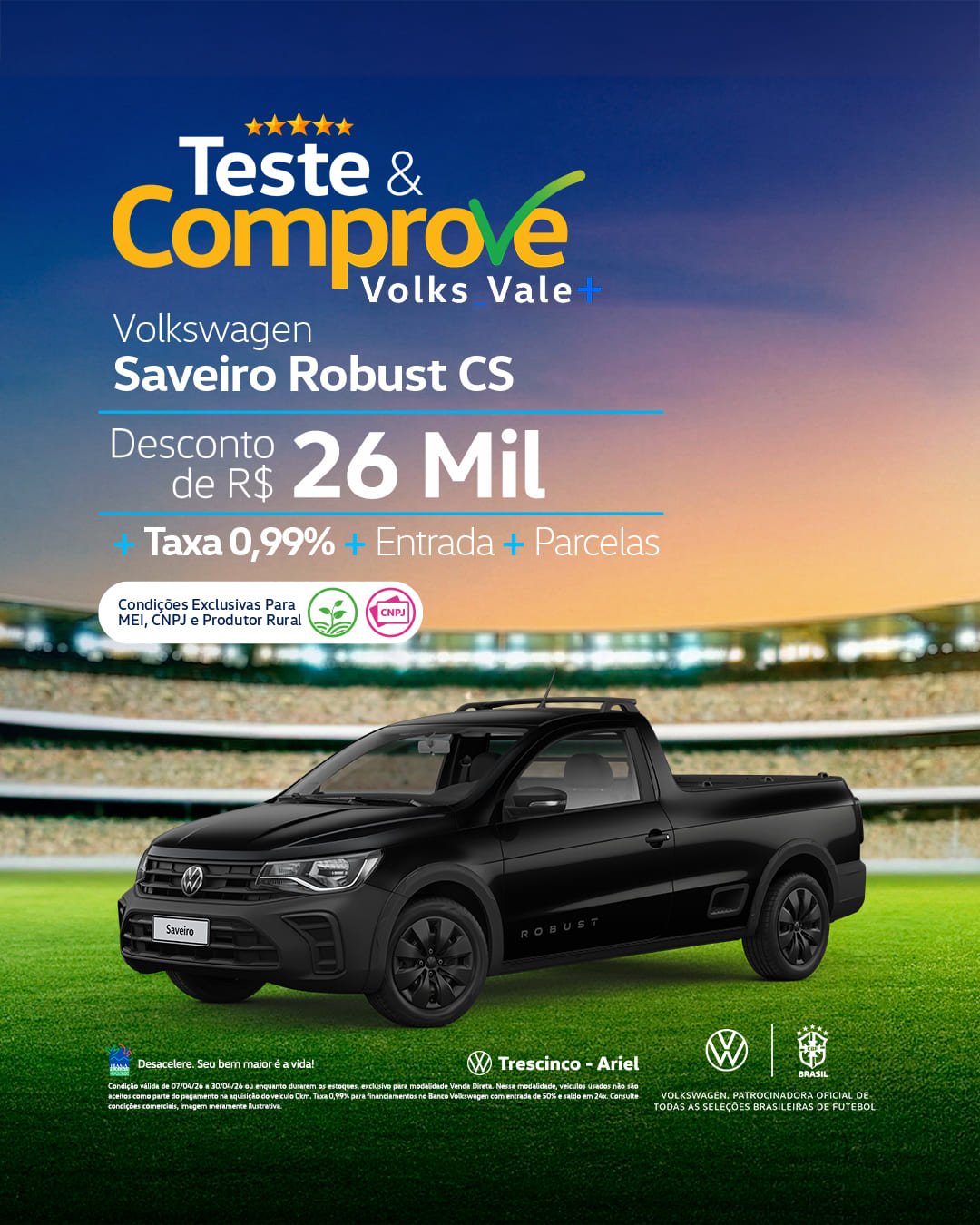 Desconto Exclusivo Para MEI, CNPJ e Produtor.​